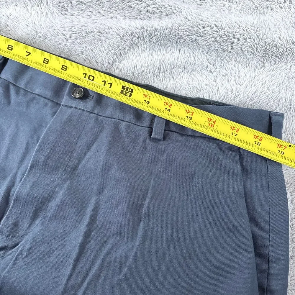 Brooks Brothers‎ Blue Stretch Waistband Chino Slacks Sz 38x30